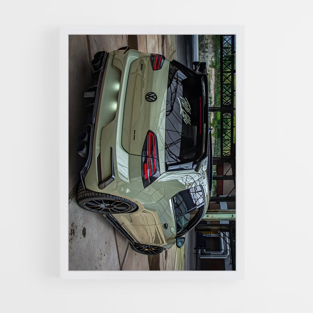 Poster Golf GTI : Évasion Urbaine – affiche Volkswagen (vue 3)